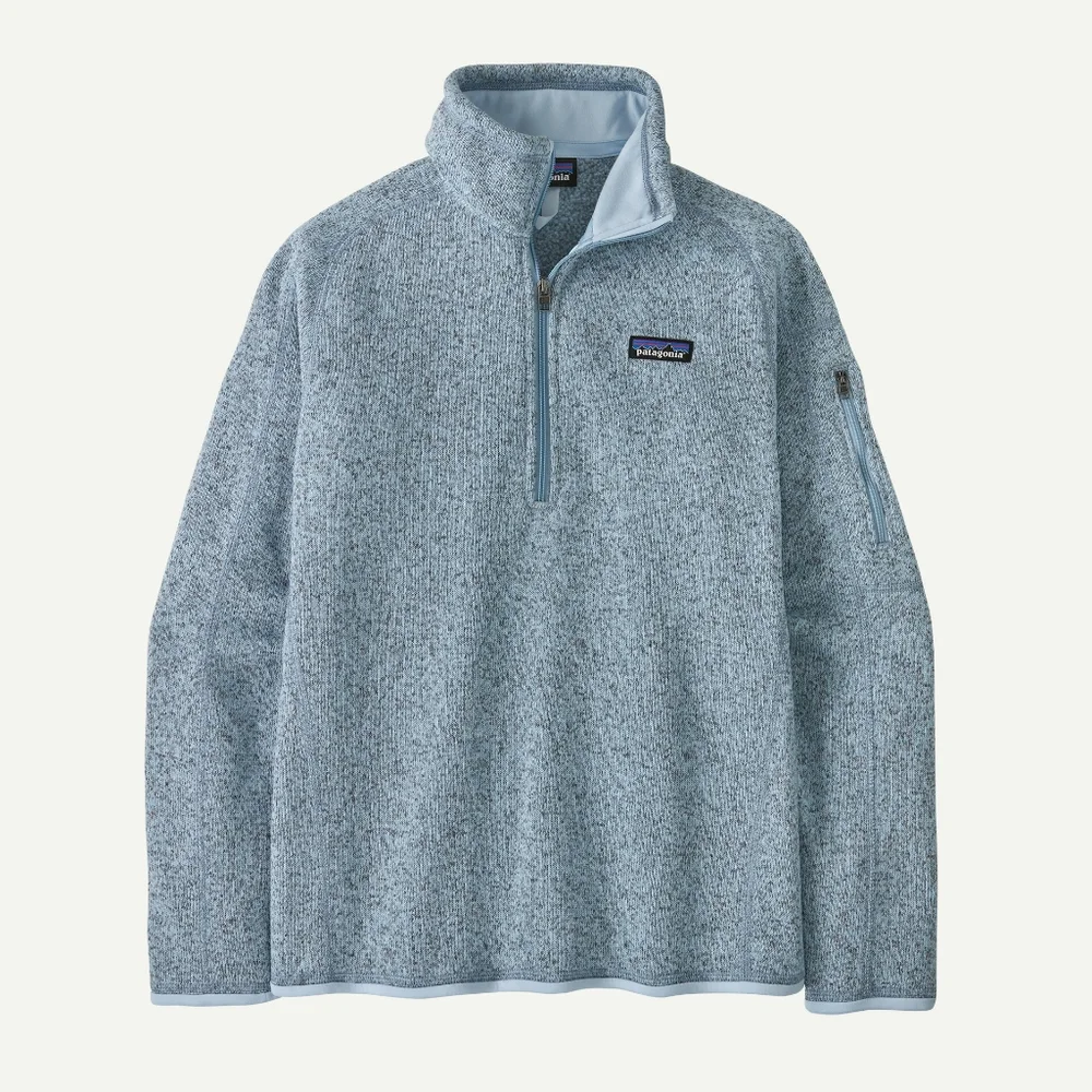 Patagonia Women's Better Sweater 1/4-Zip Fleece- Fleck Blue Xxs - Picture 1 of 3